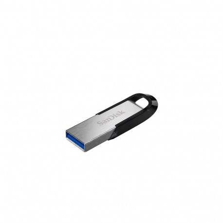 SanDisk Ultra Flair USB Flash Drive 64GB, USB-A 3.0, Black/Silver