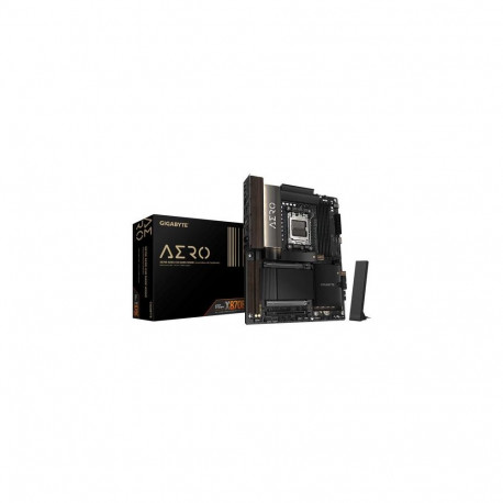 GIGABYTE X870E AERO X3D DARK WOOD Motherboard - Supports AMD Ryzen 9000 CPUs, 16+2+2 Phases Digital 