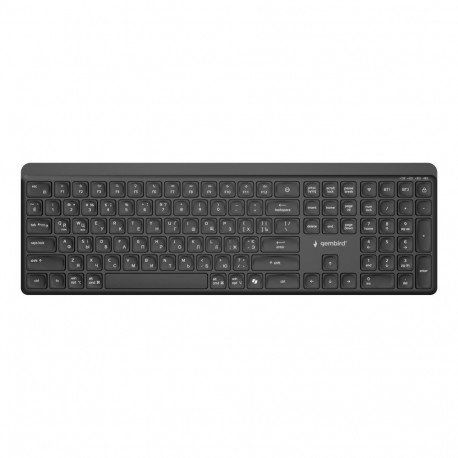 KEYBOARD WRL SLIM BT CYRILLIC/KB-WPS-03-CYRL GEMBIRD KB-WPS-03-CYRL (8716309137959)