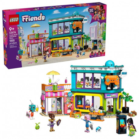 LEGO FRIENDS 42674 Comic Book and Game Store