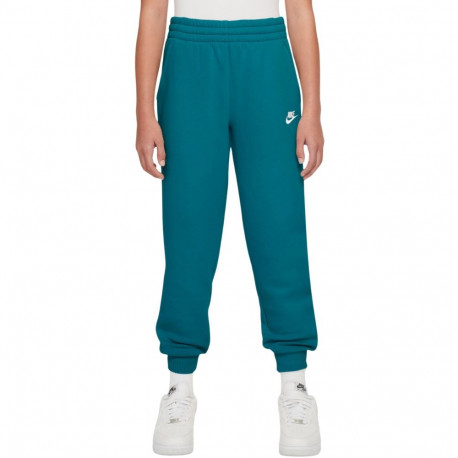 Spodnie dla dzieci Nike Sportswear Club Fleece zielone FD3008 372 S