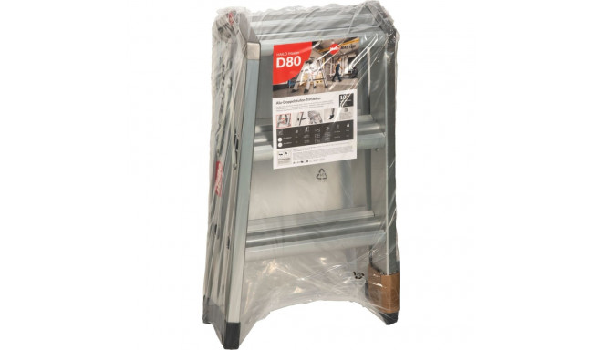 Hailo Master D80 2 x 3 Steps Double-Sided Folding