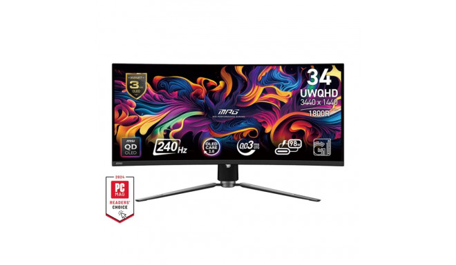 MSI monitor MPG 341CQPX QD-OLED