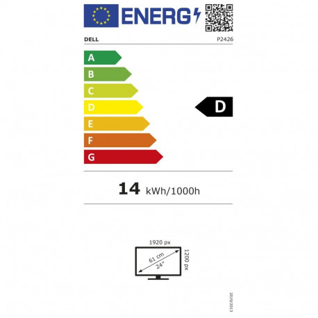 Pro monitor P2426 61.2cm (24.1Zoll) WUXGA IPS 100Hz HDMI DP USB-hub, tumehall