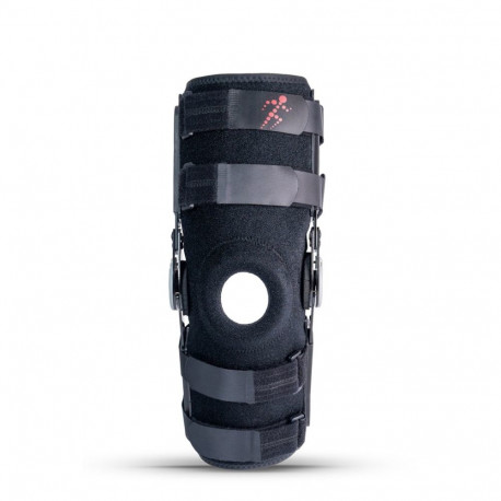 Long Open Knee Brace "Stabilmax O-1243/XL REHAFUND", Black