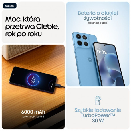 Motorola moto g17 power 17.1 cm (6.72") Hybrid Dual SIM Android 15 USB Type-C 8 GB 256 GB 6000 mAh B