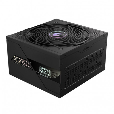 GIGABYTE AORUS toiteplokk ELITE P850W PCIe 5.0 80 PLUS Platinum täismodulaarne 120mm ventilaator ATX