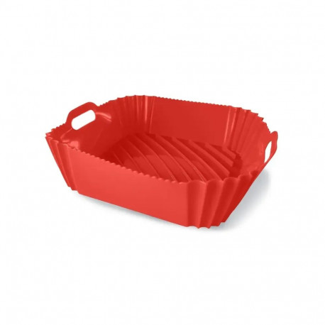 Baking dish square with handles silicone Air Fryer 22x22x7cm