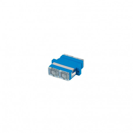 FIBER OPTIC ADAPTER SM SC/UPC DUPLEX TRANSPARENT LANBERG