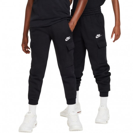 Nike laste püksid FD3012 010 sportswear club fleece, must