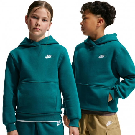 Bluza dla dzieci Nike Sportswear Club Fleece zielona FD3000 372 XS