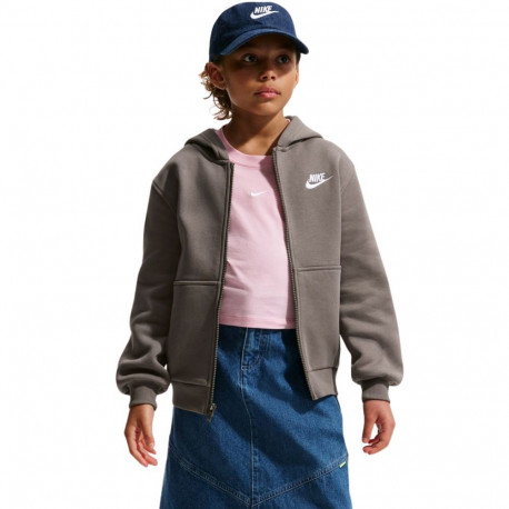 Bluza dla dzieci Nike Sportswear Club Fleece szara FD3004 289 XL