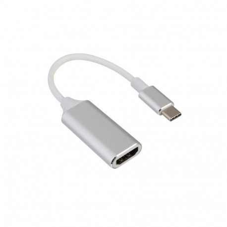RoGer Multimedia Adapter USB-C to HDMI (4K @ 30Hz, 1080P @ 60Hz) Silver