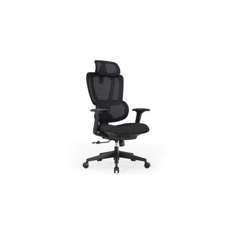 Office Chair - LUMIVIDA Headrest, Lumbar Support, 3D Armrests, 130°, 150 kg, Black