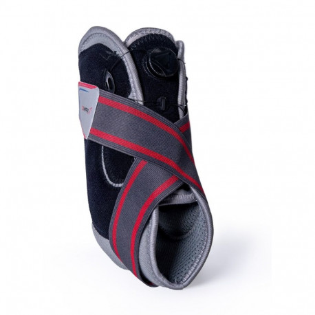 Orthopedic Brace - Malleomax Pro Ankle Support, Stabilization, Grey-Red