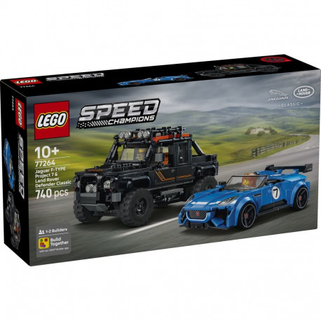LEGO Speed Champions Jaguar Project 7 ja Land Rover Defender
