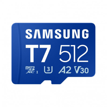 Samsung microSDXC UHS-I Card | T7 | 512 GB | microSD | Flash memory class U3, V30, A2