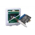 DIGITUS Add-On Card SATA III/PATA PCI Express, 2xSATA 1xIDE, Chip: 88SE9128
