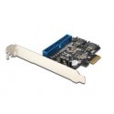 DIGITUS Add-On Card SATA III/PATA PCI Express, 2xSATA 1xIDE, Chip: 88SE9128