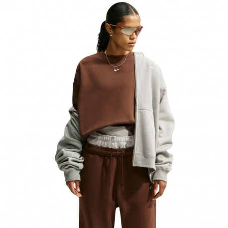 Nike naiste fliispluus Studio Fleece IM8082 259 M, pruun