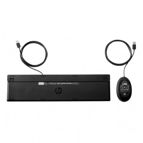 Keyboard and Mouse Combo - HP 320MK USB Wired, Spill Resistant, Black