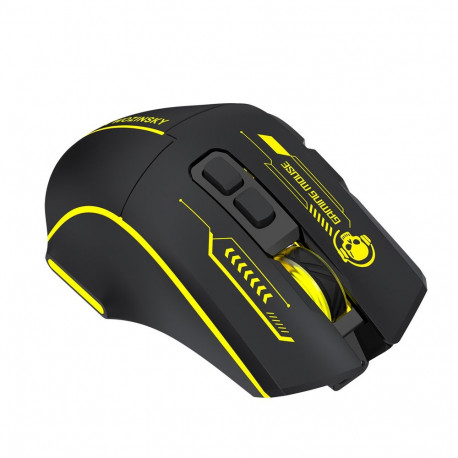Wozinsky WMGB-1181 Wireless Optical Gaming Mouse 3200 DPI with Built-in Battery and Backlight - Blac