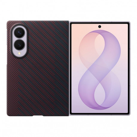 Samsung Carbon Magnet Case for Samsung Galaxy Z Fold 8 compatible with MagSafe + 2 anti-reflective f