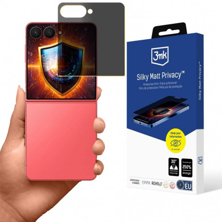 3mk Silky Matt Privacy™ Privacy Film for Samsung Galaxy Z Flip 7
