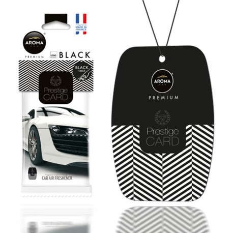 Aroma Prestige õhuvärskendaja card, must