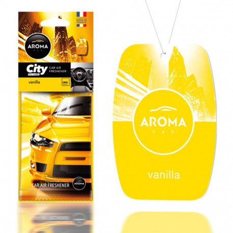 Aroma Car õhuvärskendaja City Card, vanilja