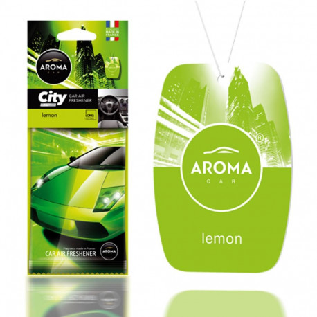 Aroma Car autoõhuvärskendaja City Card, sidrun