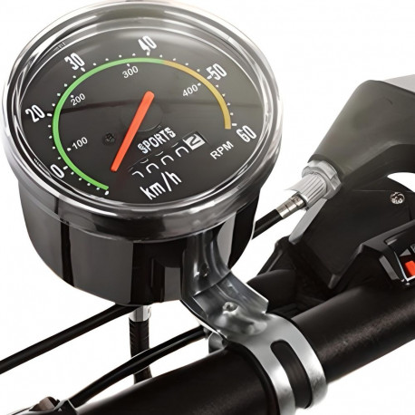 Licznik rowerowy retro bezbateryjny wodoodporny xl -s189