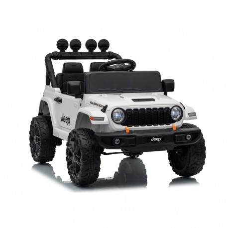 Jeep Rubicon akutoitega sõiduk DK-JWR558 24V, valge