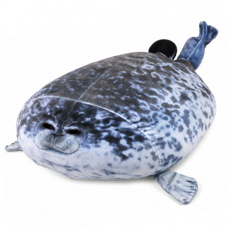 plüüsist kaisukas hüljes 38cm, hall