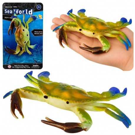 kummist krabi kujuke 19cm veniv realistlik