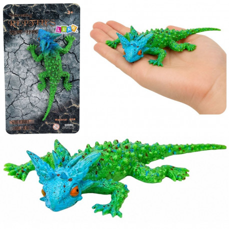 Kummist veniv realistlik sisalikufiguur 20cm