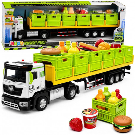 veoauto 1:40 patareidega toiduainetega, roheline