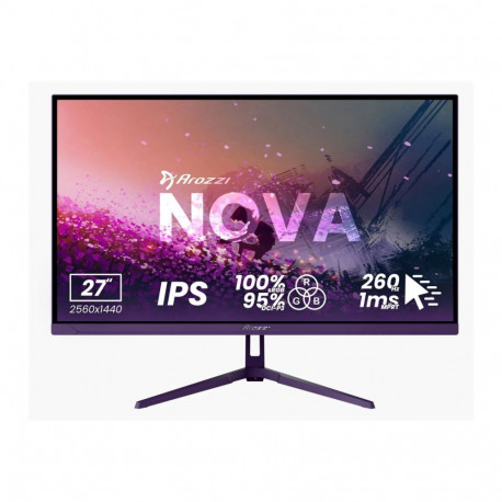 Arozzi | Nova | 27 " | IPS | QHD | 16:9 | 180 Hz | 1 ms | 2560 x 1440 pixels | 350 cd/m² | HDMI port
