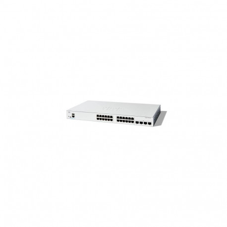 Cisco Catalyst 1200-24T-4G Smart Switch, 24 Port GE, 4x1GE SFP, Limited Lifetime Protection (C1200-2