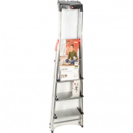 Hailo L80 ComfortLine 4 Step Stepladder