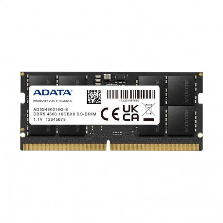 Adata Black 16GB DDR5 4800MHZ SO-DIMM AD5S480016G-S