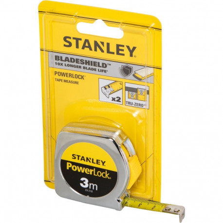 Stanley mõõdulint Powerlock 3m/12,7mm metallist