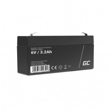 Green Cell ups aku AGM14 suletud pliihappe (VRLA) 6V 3.2Ah