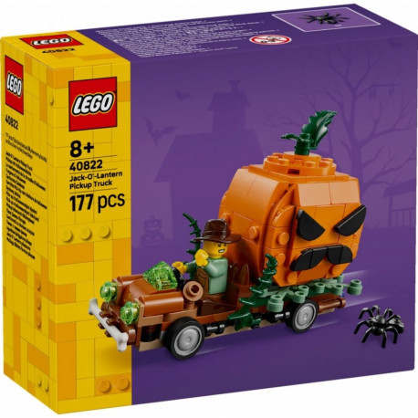 Bricks Iconic 40822 Jack-O-Lantern Pickup Truck