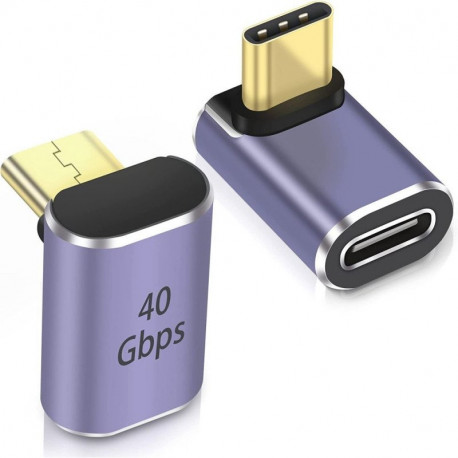 PremiumCord adapter USB-C (F) - USB-C (M) nurgaga