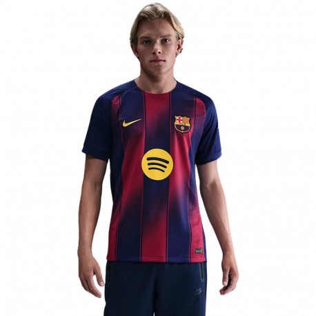 Nike meeste t-särk FC Barcelona Stadium Home 25/26 HJ4590 456 M, tumesinine