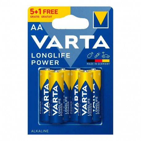 Battery - VARTA LR6 Longlife Power 2850mAh AA, 5 Pcs