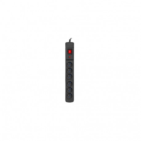 pikendusjuhe M6 5m mitme pistikupesaga 50 / CZ, must