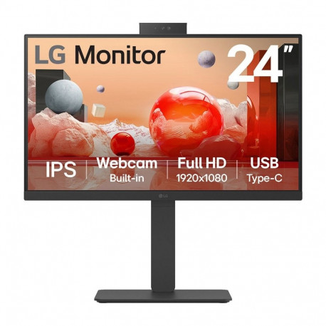 LG arvutimonitor 24BA850-B 60.5cm (23.8") 1920 x 1080pixels Full HD, must
