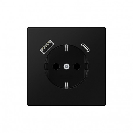 "Jung LS1520-15CASWM SCHUKOsteckdose m.USB Typ AC"
